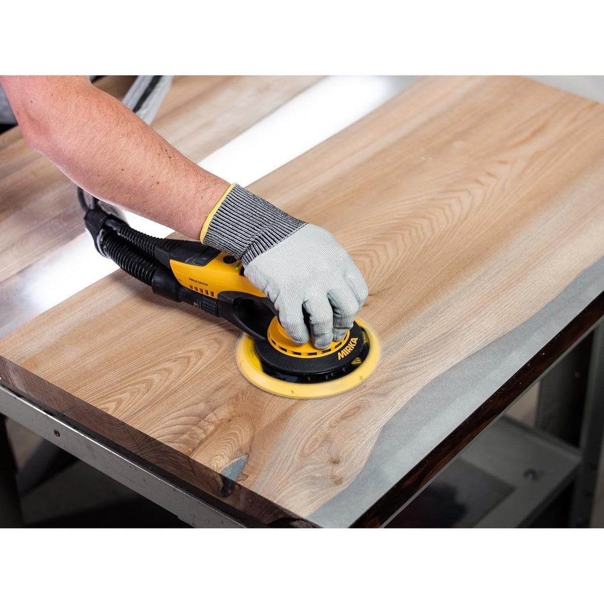 Mirka DEROS 110V 6-in. Corded 5.0mm Random Orbital Sander with Case