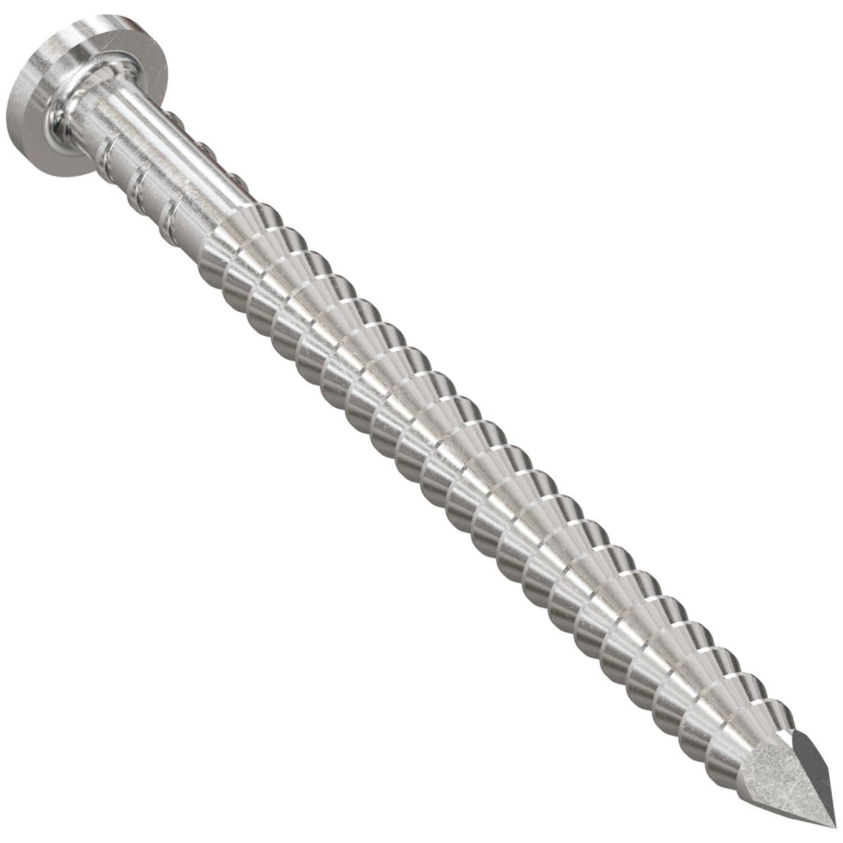 Simpson Strong-Tie T3KR51 Premium Siding Nail, 1-1/4-in. x 5/32-in. Head Dia., Type 316 Stainless Steel, 1-lb.