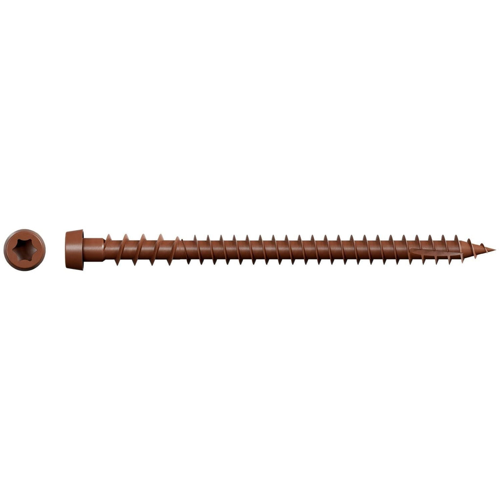 Simpson Strong-Tie DCU234STN01 Deck-Drive DCU COMPOSITE Screw (Collated), #10 x 2-3/4-in. Quik Guard Tan 01, 1000-Pack