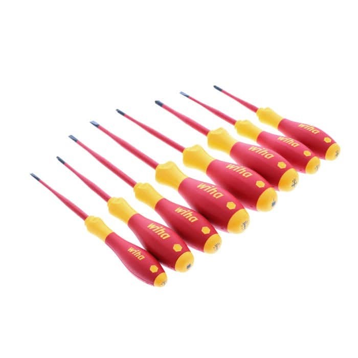 Wiha 32197 8-Piece Insulated Slimline Screwdriver Set