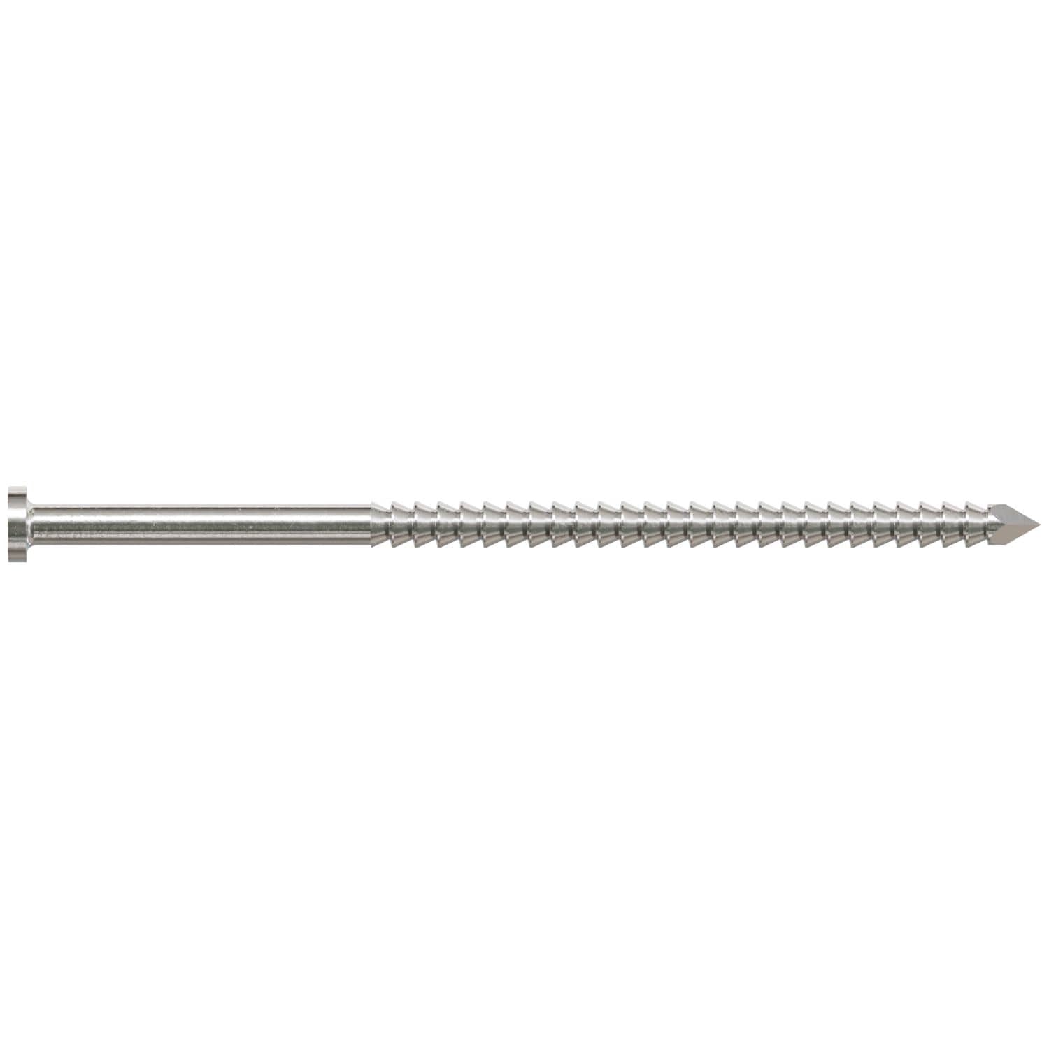 Simpson Strong-Tie T7KR51 Premium Siding Nail, 2-1/4-in. x 5/32-in. Head Dia., Type 316 Stainless Steel, 1-lb.