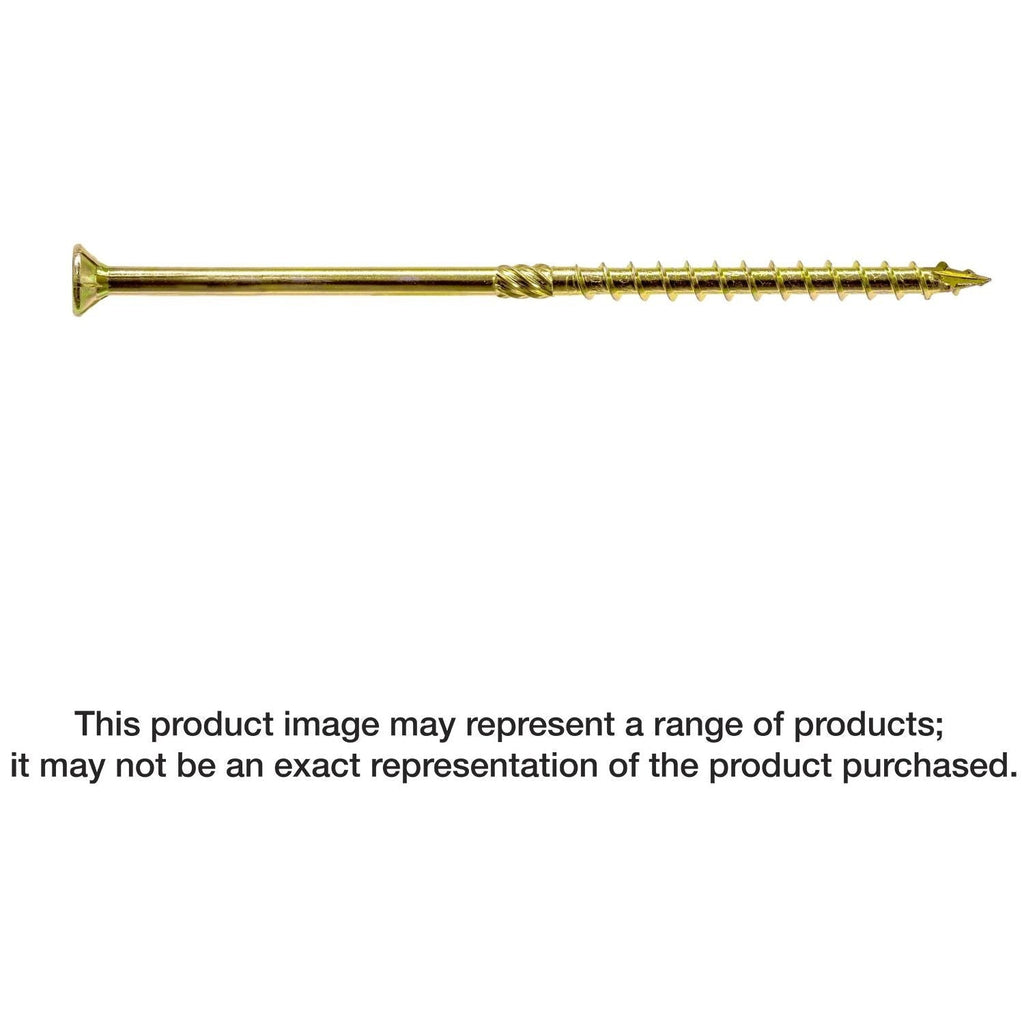 Simpson Strong-Tie SDCP22700 Strong-Drive SDCP TIMBER-CP Screw, 0.315-in. x 7-in. T40, Yellow Zinc, 250-Pack