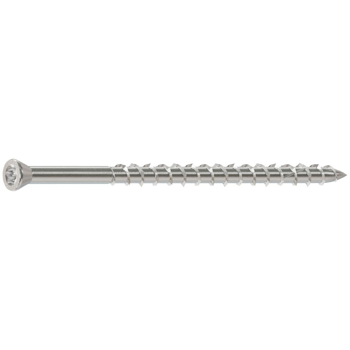 Simpson Strong-Tie S08300WPP Deck-Drive DWP WOOD SS Screw, #8 x 3-in. T-20, Trim Head, Type 305, 350-Pack
