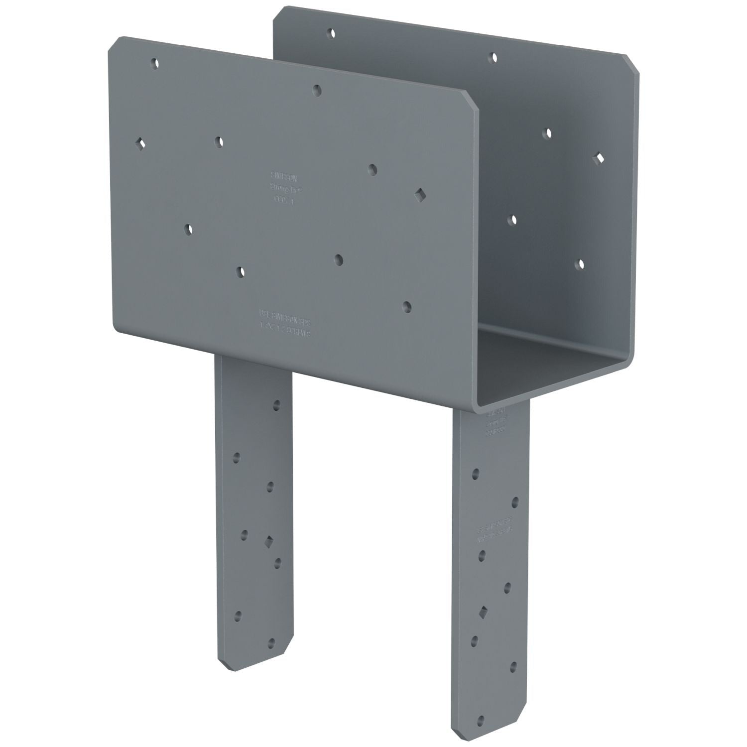Simpson Strong-Tie CCQ7.1-7.1SDS2.5 CCQ Column Cap for 7-in. Beam, 7-in. Post with Strong-Drive SDS Screws