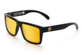 Heat Wave VISE Z87 Black Frame Gold Lens Sunglasses
