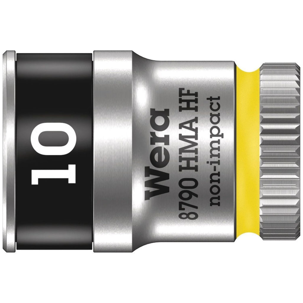 Wera 8790 Hma Hf Zyklop Socket With 1/4-in. Drive With Holding Function, 10x23-mm.