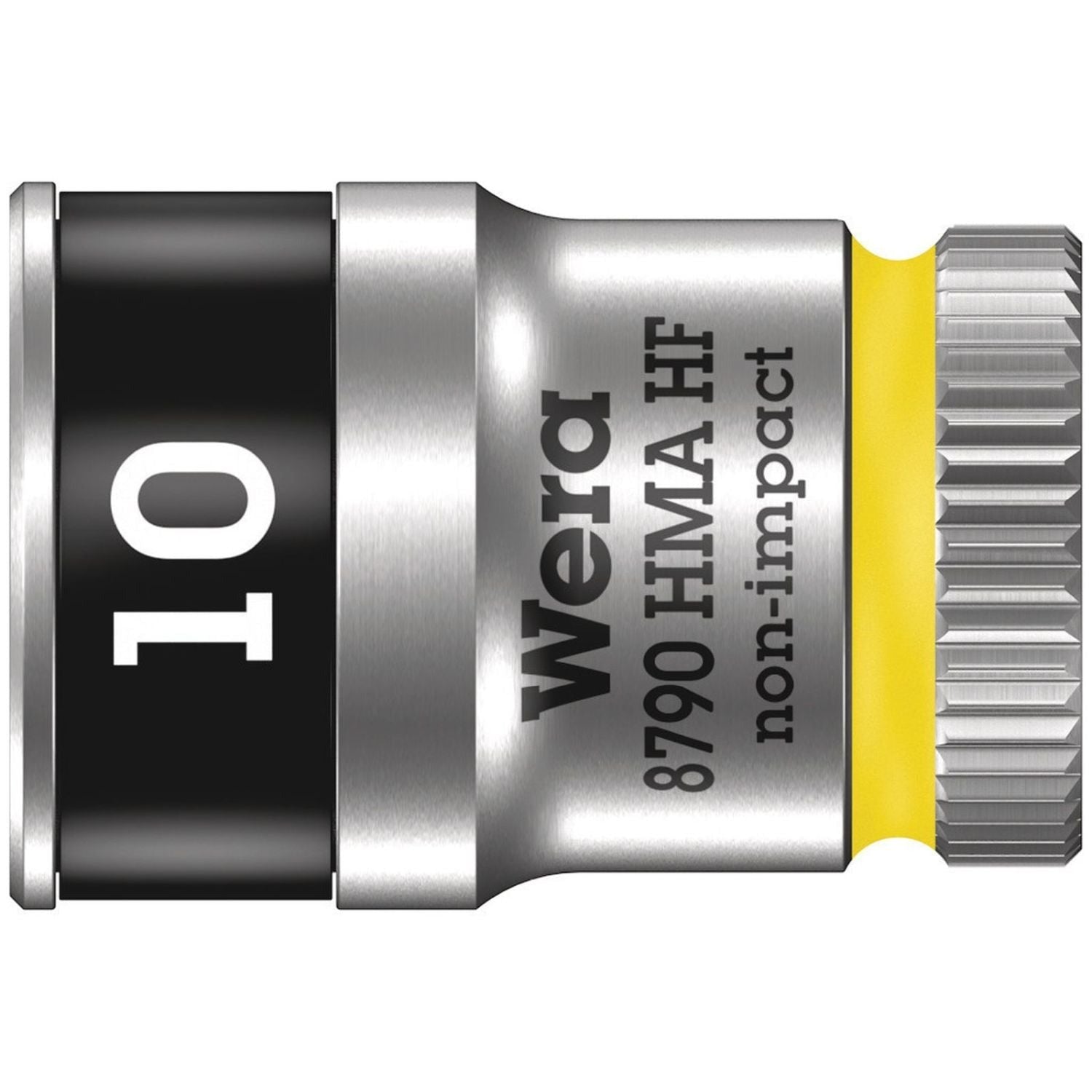 Wera 8790 Hma Hf Zyklop Socket With 1/4-in. Drive With Holding Function, 10x23-mm.