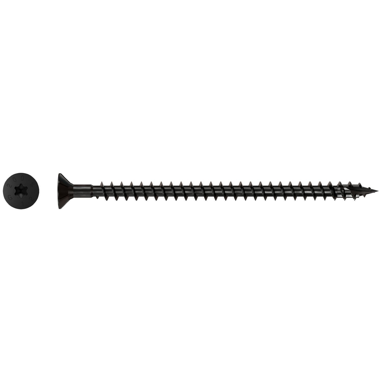 Simpson Strong-Tie SDCF12X200-R25 Strong-Drive SDCF TIMBER-CF Screw, 0.470-in. x 7-7/8-in. T50, E-Coat, 25-Pack