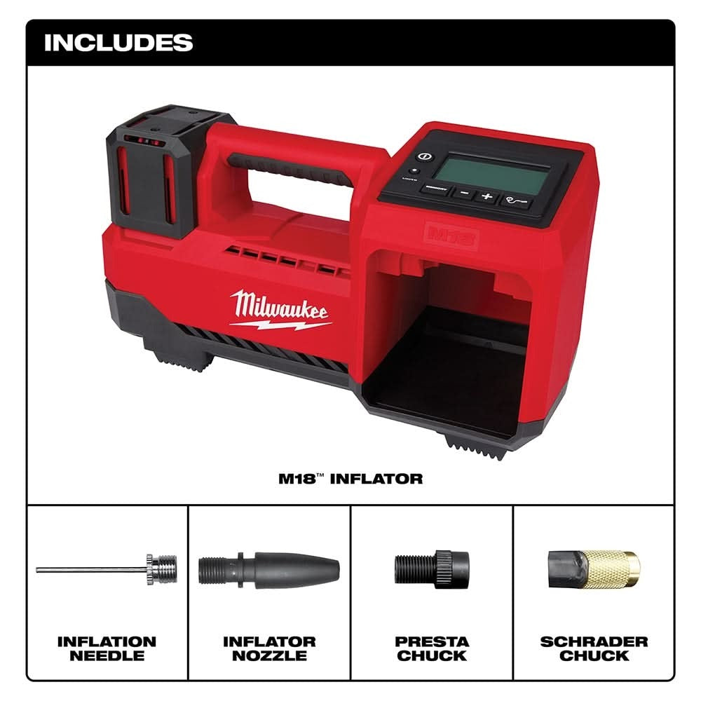 Milwaukee M18 Compact Tire Inflator, Tool Only (PROMO)