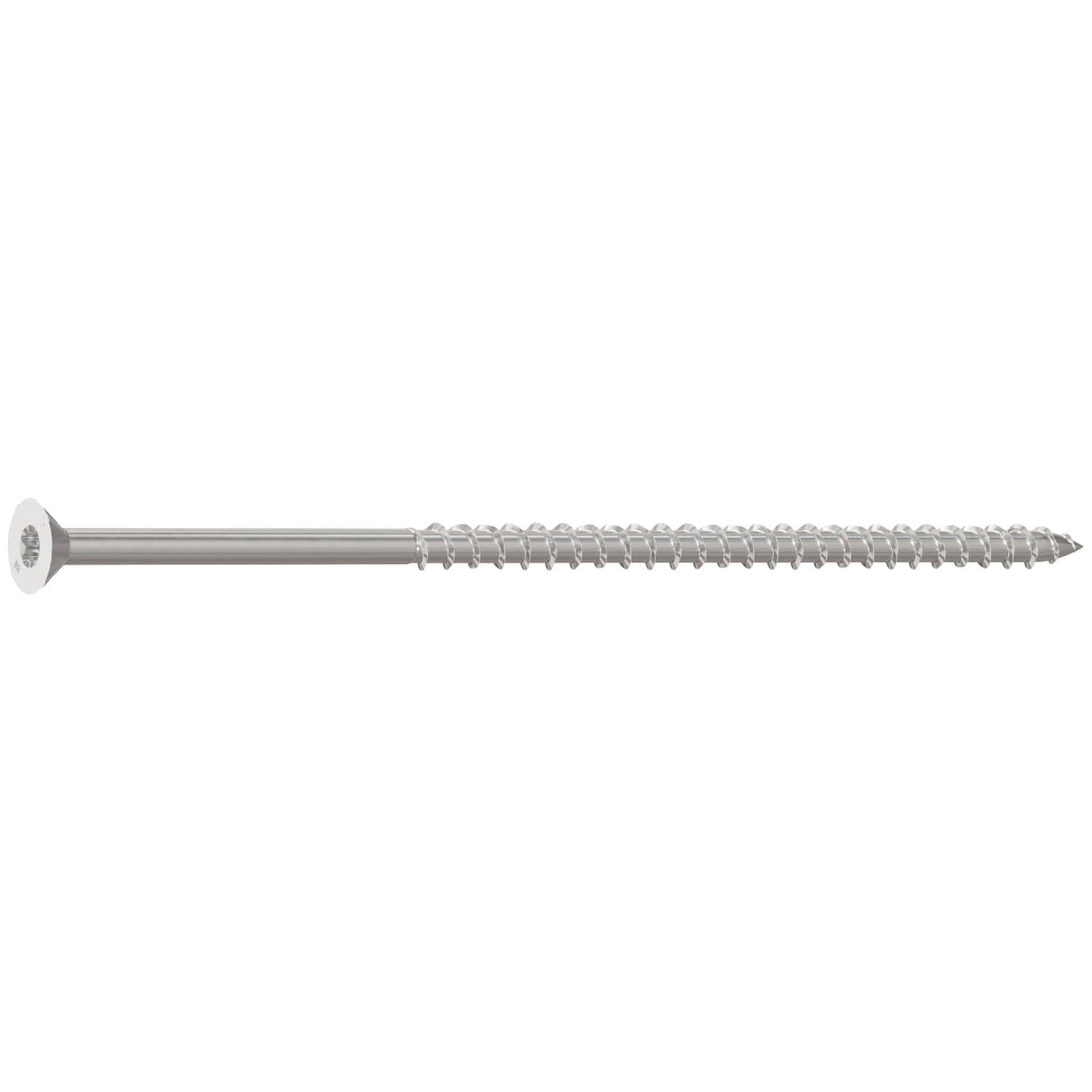 Simpson Strong-Tie T12600WP5 Strong-Drive DWP WOOD SS Screw, #12 x 6-in. T27, Flat Head, Type 316, 5-lb.