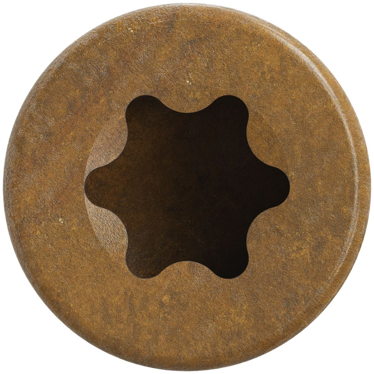 Simpson Strong-Tie FT07112MB Finish Trim Screw, #7 x 1-1/2-in. T10, Trim-Head, Quik Guard, Tan, 4000-Pack