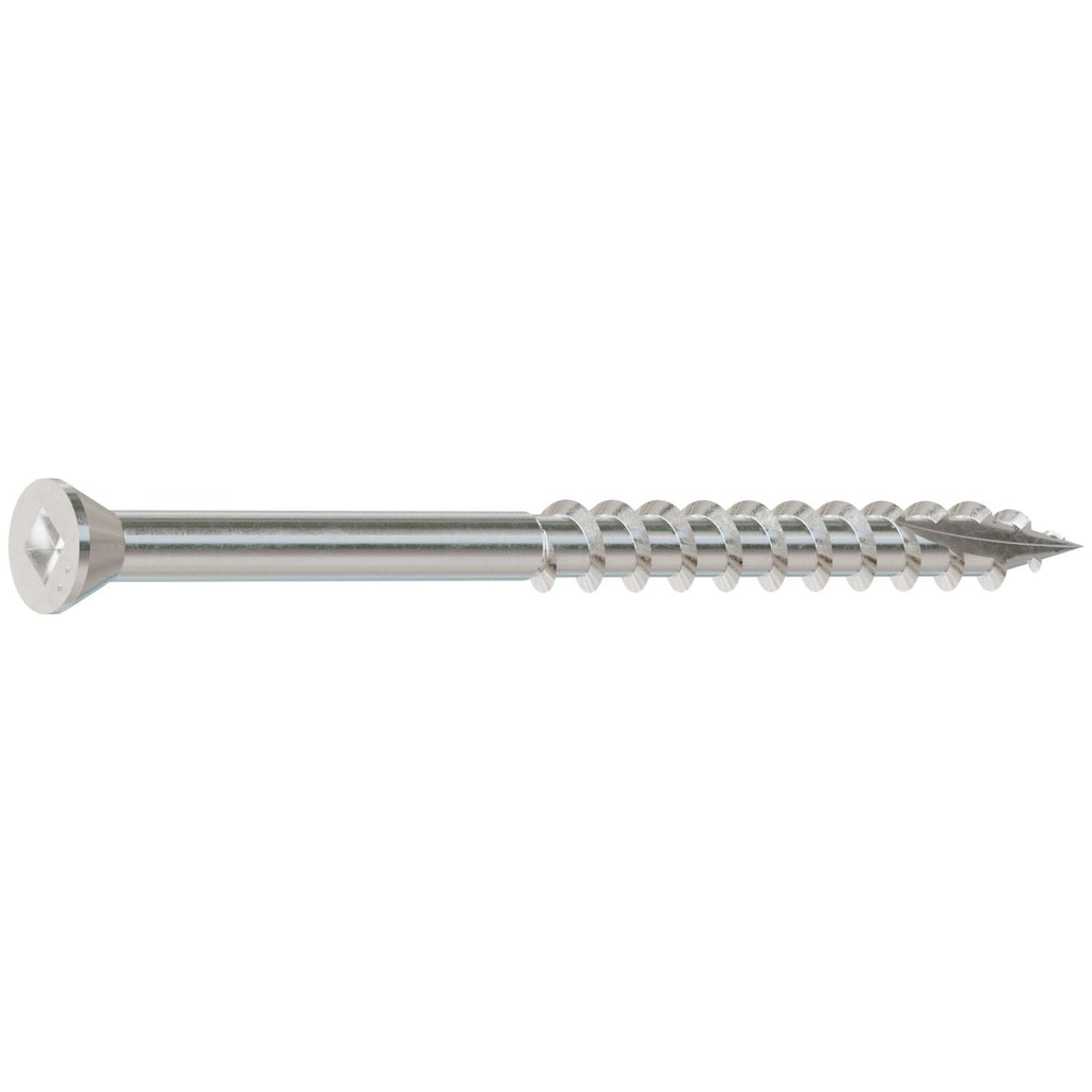 Simpson Strong-Tie S07225FBB Trim-Head Screw, Square Drive, #7 x 2-1/4-in. #1 SQ, Type 305, 3000-Pack