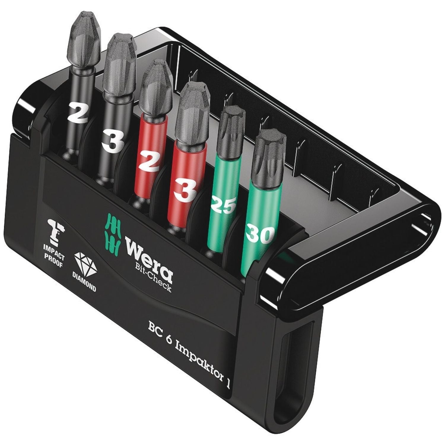 Wera Bit-Check 6 Impaktor 1, 6-Pieces