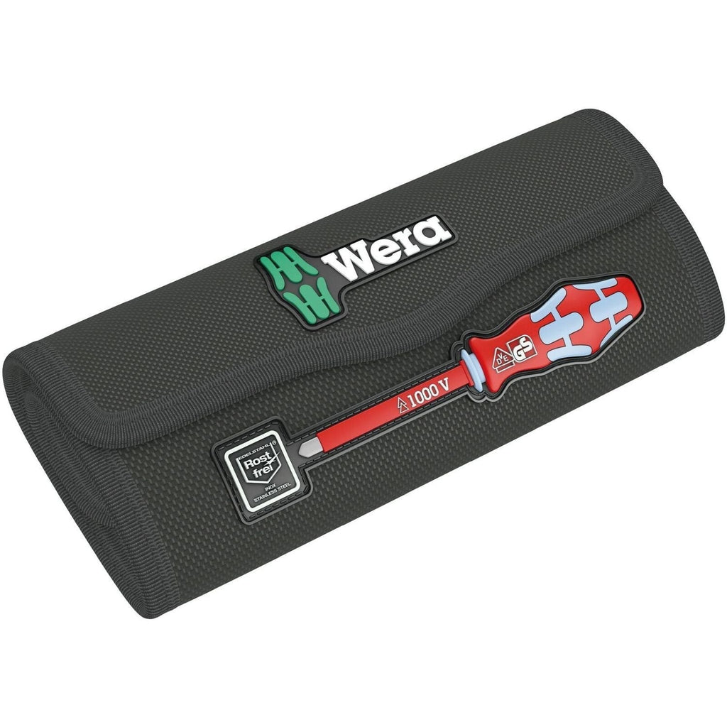 Wera 9477 Folding Pouch For Sets Of Up To 17 Kraftform Kompakt VDE Stainless, Empty, 180x85-mm.
