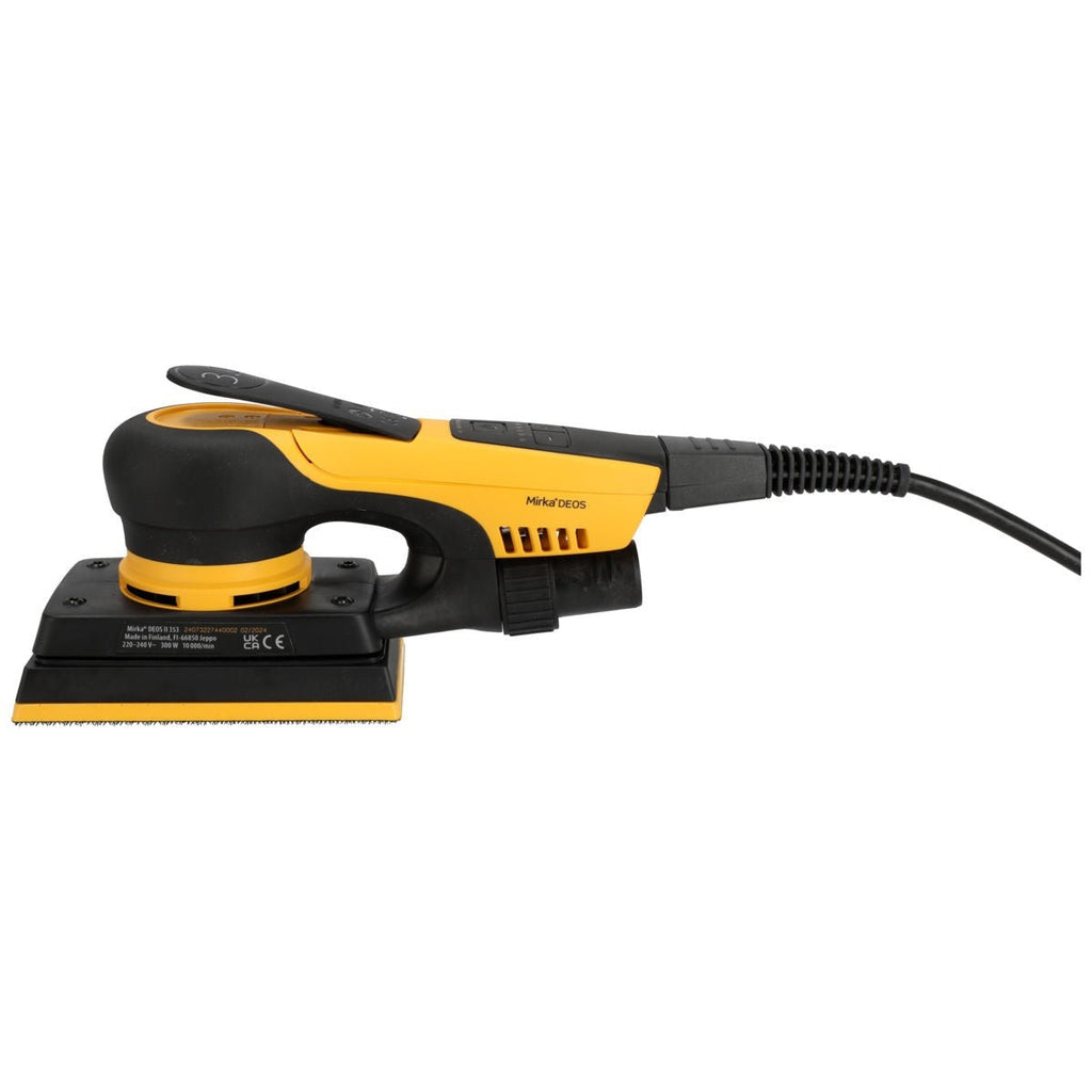 Mirka DEOS II 353X 3-in. x 5-in. Corded 3mm Orbital Sander with Brushless Motor