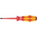 Wera 165 Is Pz VDE Insulated Screwdriver With Reduced Blade Diameter For Pozidriv Screws, Pz 1x80-mm.