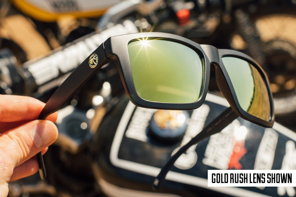 Heat Wave XL VISE Z87 Black Frame Black Lens Sunglasses
