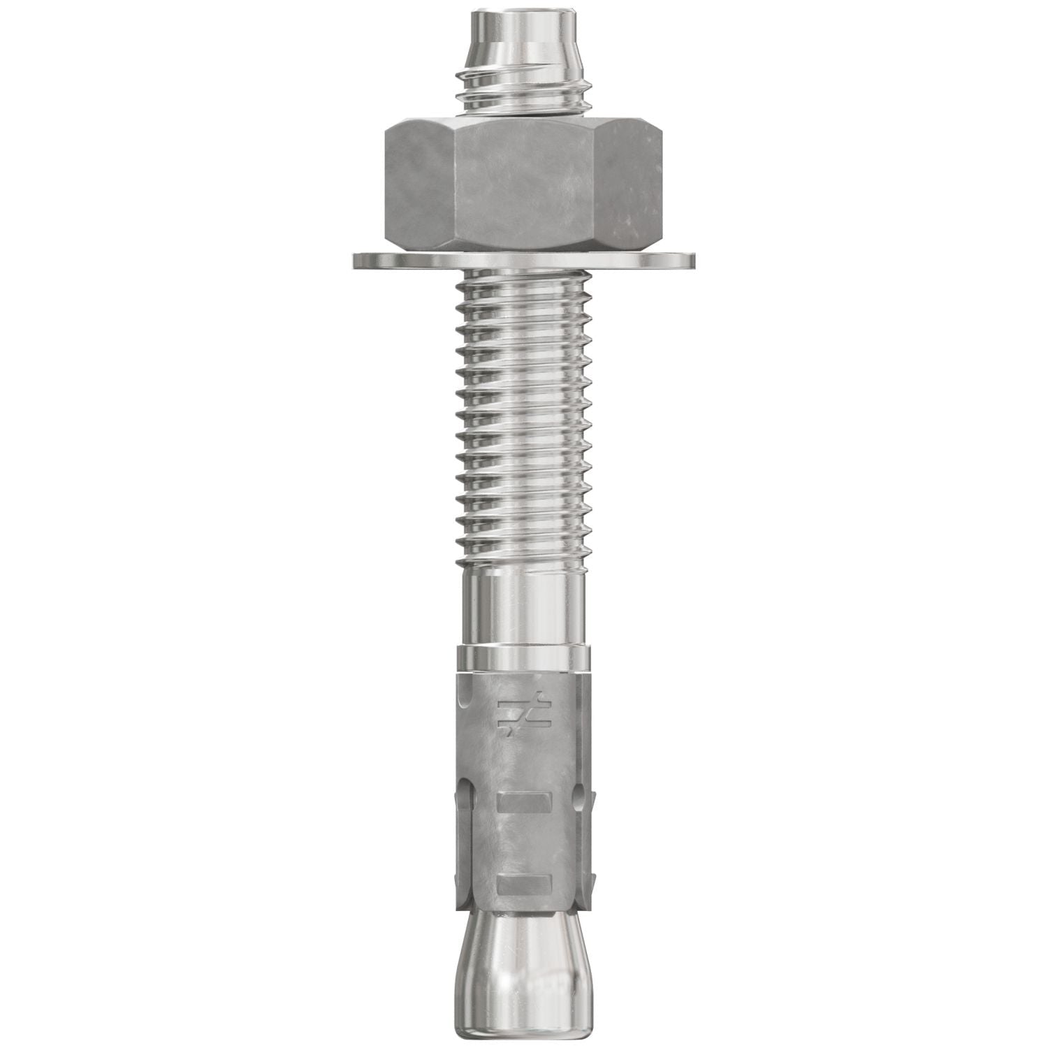 Simpson Strong-Tie STB2-50334S4F25 Strong-Bolt 2, 1/2-in. x 3-3/4-in. Type 304 Stainless-Steel Wedge Anchor, Fully Assembled, 25-Pack
