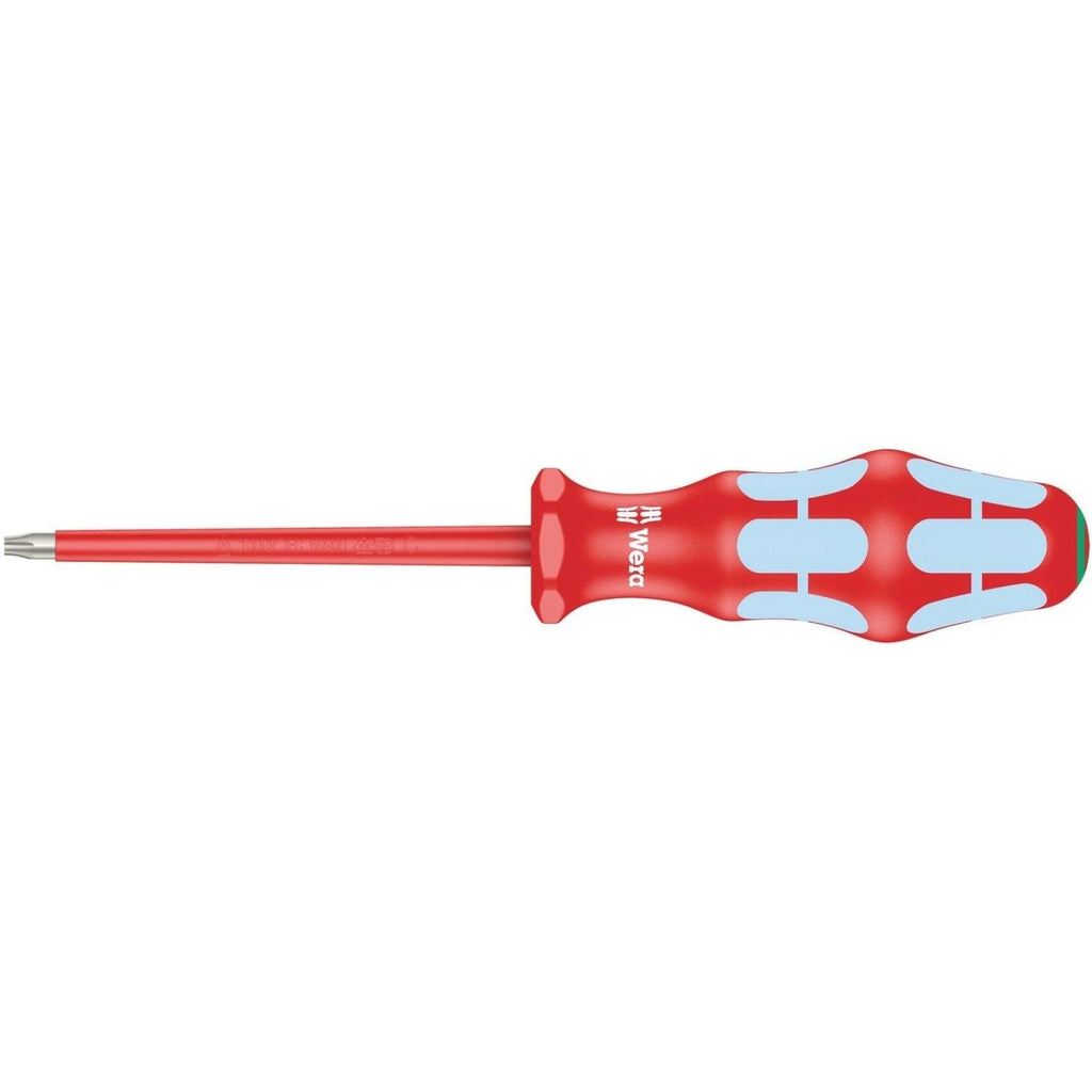 Wera 3167 I VDE Insulated Torx Screwdriver, Stainless Steel, Torx 25x100-mm.