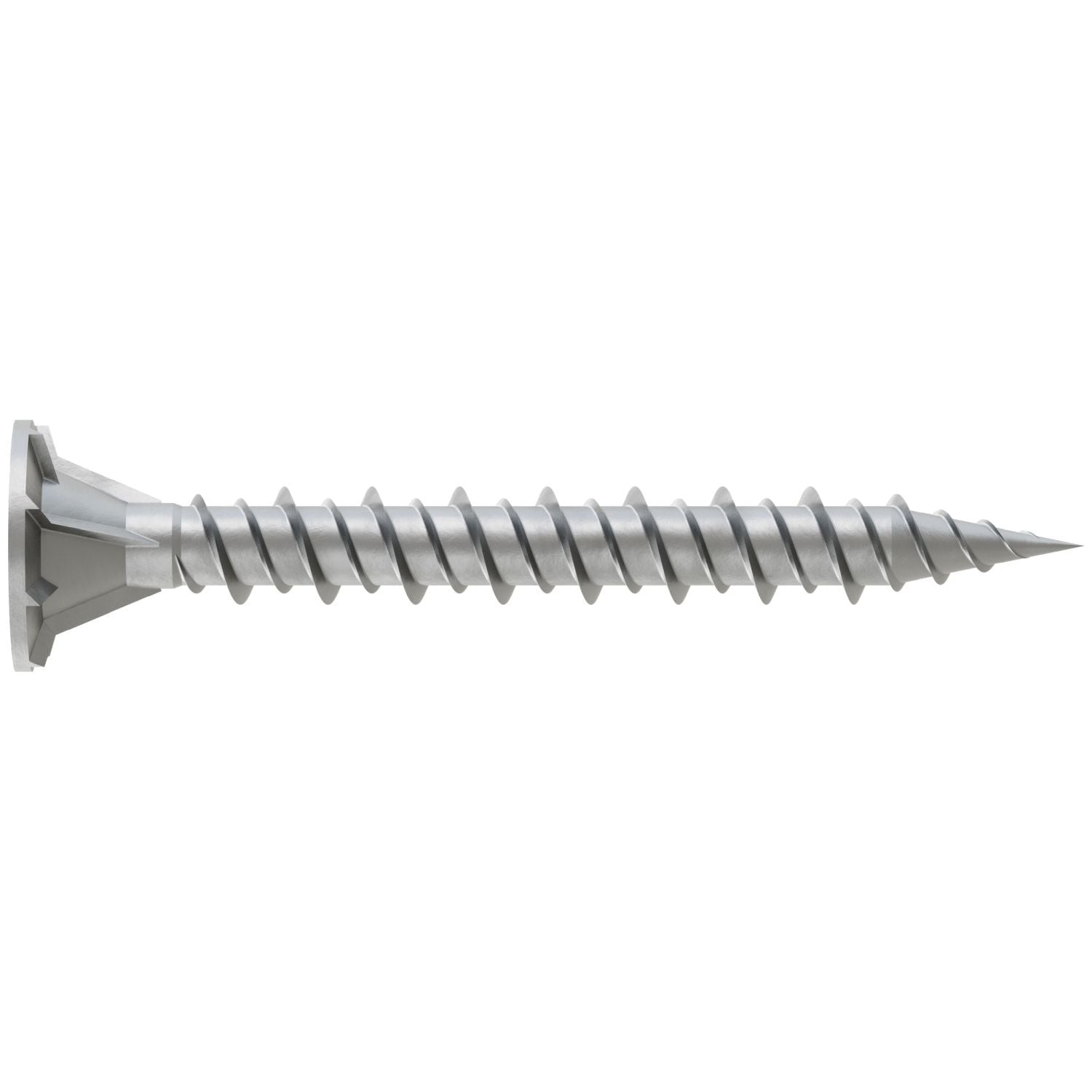 Simpson Strong-Tie CB3BLGHL158S CB3BLGHL Fiber-Cement Board Screw (Collated)— #9 x 1-5/8-in. #3 SQU, 1500-Pack