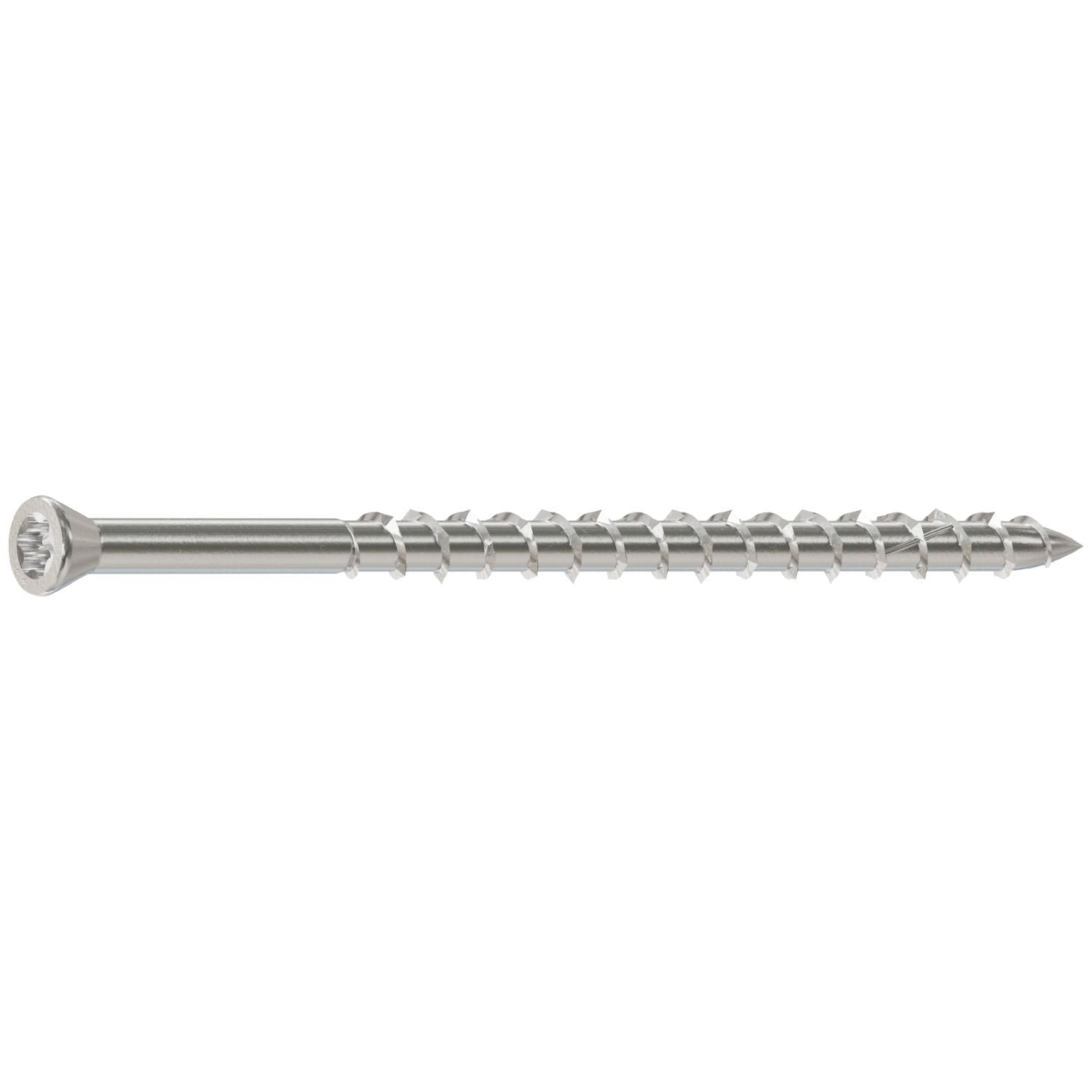 Simpson Strong-Tie S08300WPB Deck-Drive DWP WOOD SS Screw, #8 x 3-in. T-20, Trim Head, Type 305, 1750-Pack