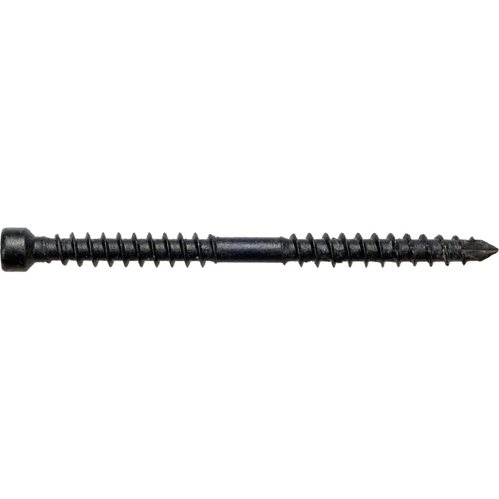 Simpson Strong-Tie SWD18312DBB-R50 Strong Drive SWD Double-Threaded Screw, 0.180-in. x 3-1/2-in. T30, Black, 50-Pack