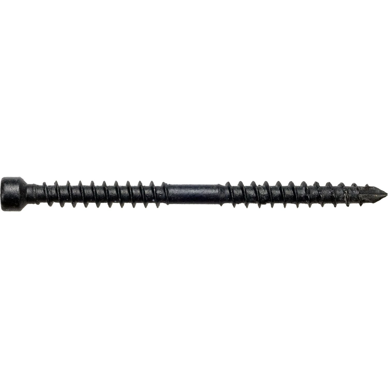 Simpson Strong-Tie SWD18312DBB-R50 Strong Drive SWD Double-Threaded Screw, 0.180-in. x 3-1/2-in. T30, Black, 50-Pack