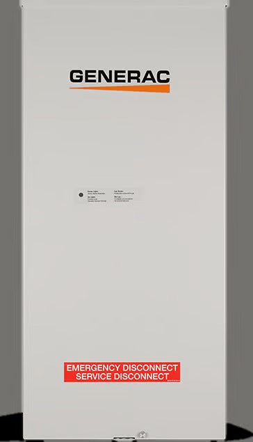 Generac 200A Automatic Transfer Switch with Integrated Surge Protection & Load Center - Service Entrance Rated (9399)