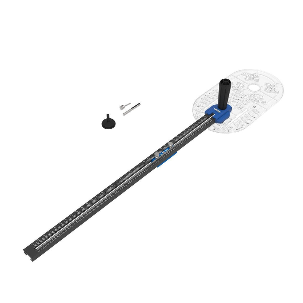 Kreg Trim Router Circle Guide Accessory for 3-1/2-in. to 52-in. Circle Cutting (KRTCG100)