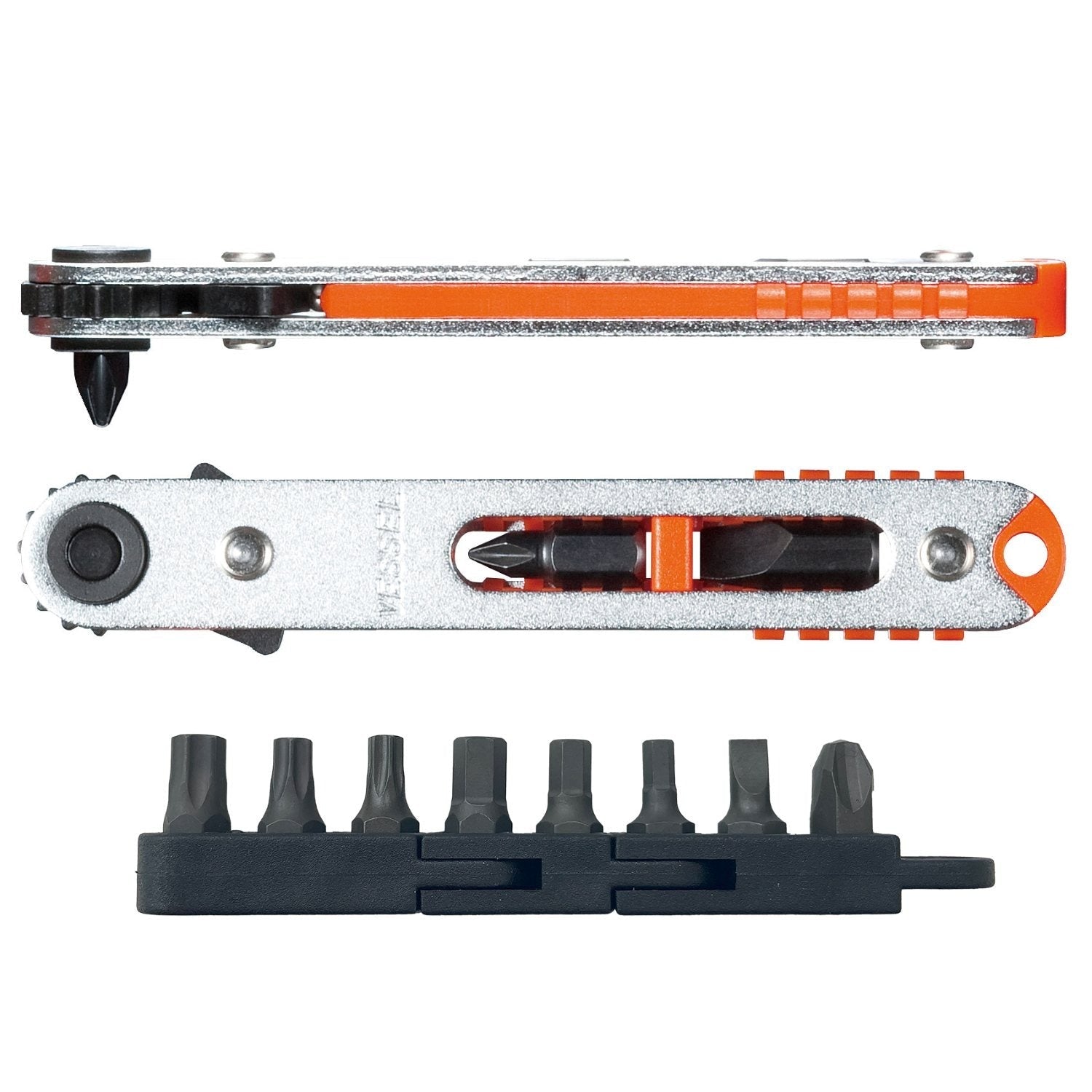 Vessel TX76U Flat-shaped Ratchet Screwdriver