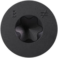 Simpson Strong-Tie TNTBL18214TF Titen Turbo, 3/16-in. x 2-1/4-in. 6-Lobe Flat-Head Concrete and Masonry Screw, Black, 100-Pack