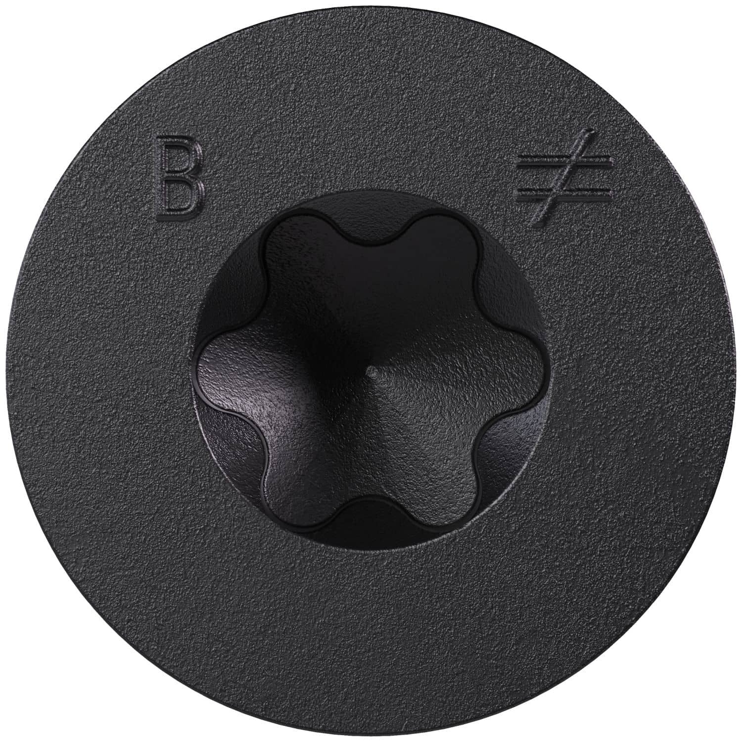 Simpson Strong-Tie TNTBL18214TF Titen Turbo, 3/16-in. x 2-1/4-in. 6-Lobe Flat-Head Concrete and Masonry Screw, Black, 100-Pack