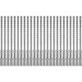 Bosch HCFC2041B25 25-Piece 1/4 In. x 4 In. x 6 In. SDS-plus Bulldog Xtreme Carbide Rotary Hammer Drill Bits
