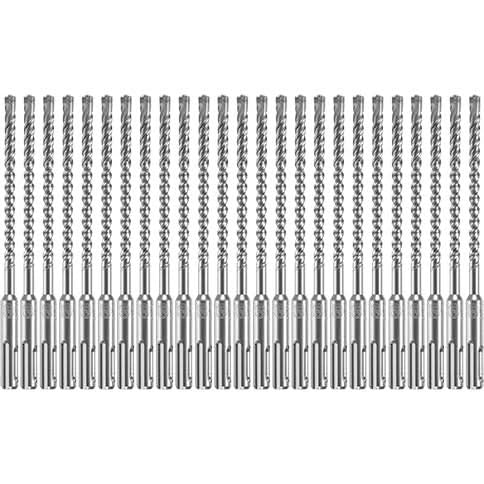 Bosch HCFC2041B25 25-Piece 1/4 In. x 4 In. x 6 In. SDS-plus Bulldog Xtreme Carbide Rotary Hammer Drill Bits