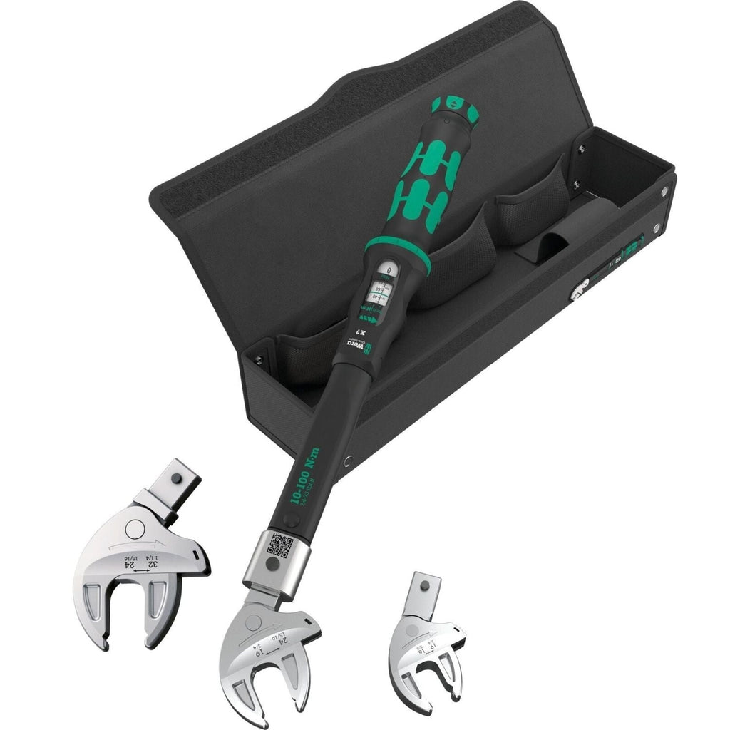 Wera 9530 Torque Wrench Set For Heat Pumps/Air Conditioning, 4-Pieces