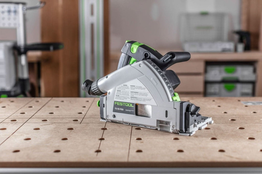 Festool 577014 TS 55 F Plunge Cut Track Saw with 55-in Guide Rail w/ Systainer3