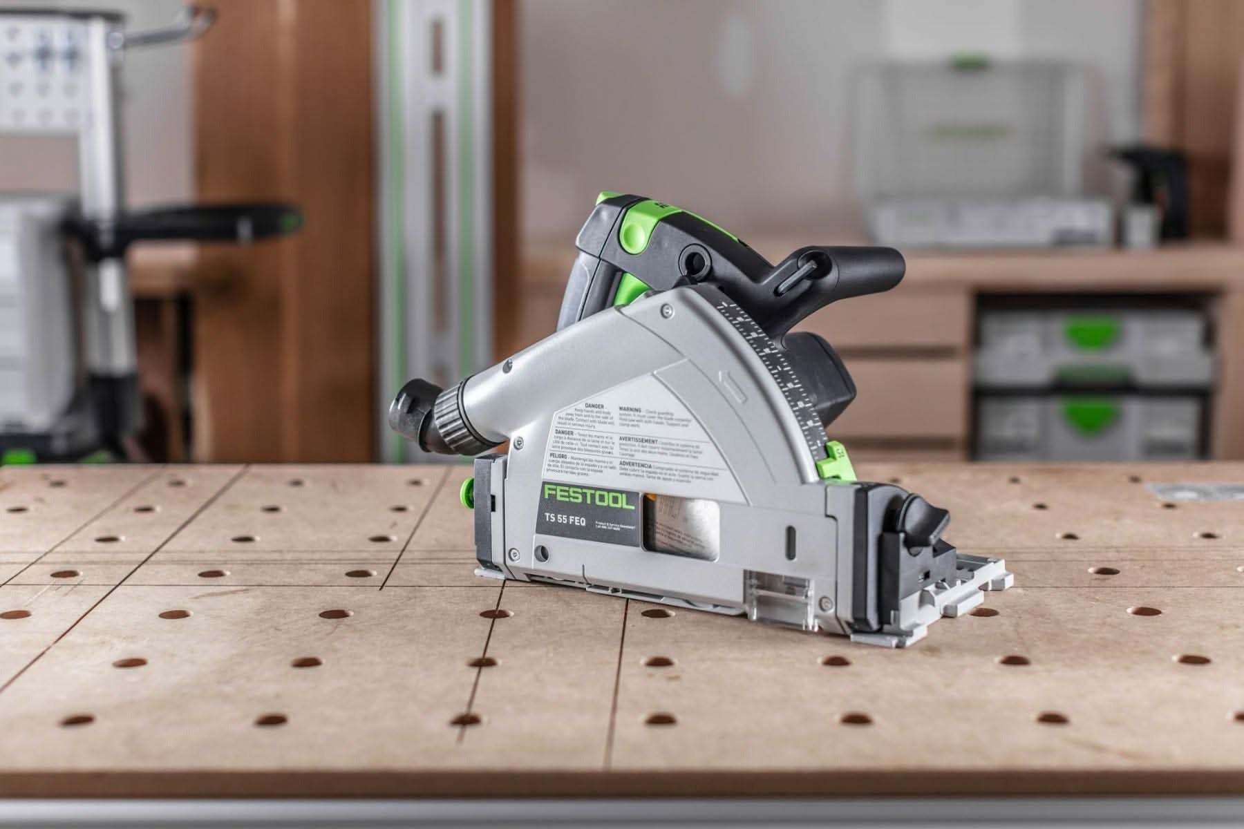 Festool 577014 TS 55 F Plunge Cut Track Saw with 55-in Guide Rail w/ Systainer3