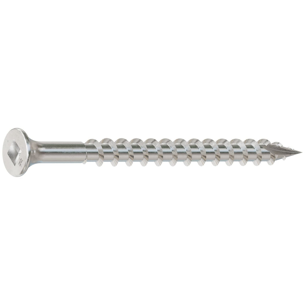Simpson Strong-Tie SS3DSC212BS316 Bugle-Head Wood Screw (Collated), #10 x 2-1/2-in. #3 Square Drive, Type 316, 1500-Pack