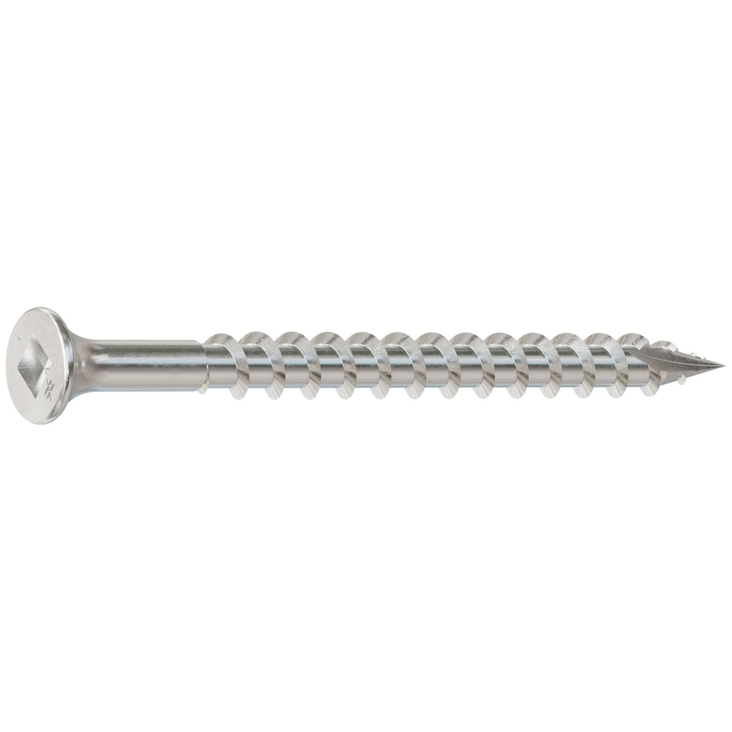 Simpson Strong-Tie SS3DSC212BS316 Bugle-Head Wood Screw (Collated), #10 x 2-1/2-in. #3 Square Drive, Type 316, 1500-Pack
