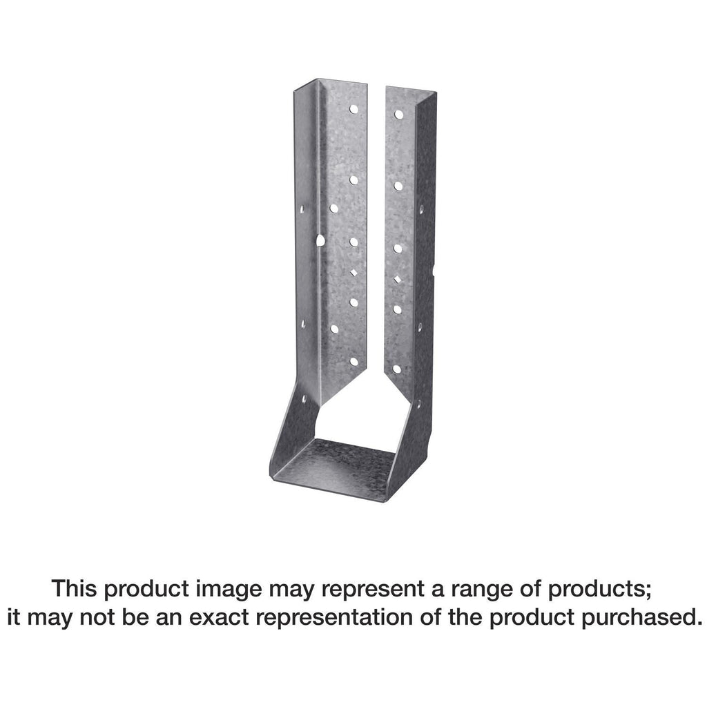 Simpson Strong-Tie HUCQ412Z-SDSG HUCQ Heavy Face-Mount Concealed-Flange Joist Hanger for 4x12 w/ Screws