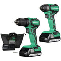 Metabo HPT KC18DDXM KC18DDX 18V Cordless Impact Driver and Drill 1.5 Ah Kit