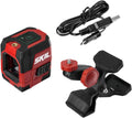 SKIL LL9324G-01 Self-leveling Green Cross Laser with Clamp