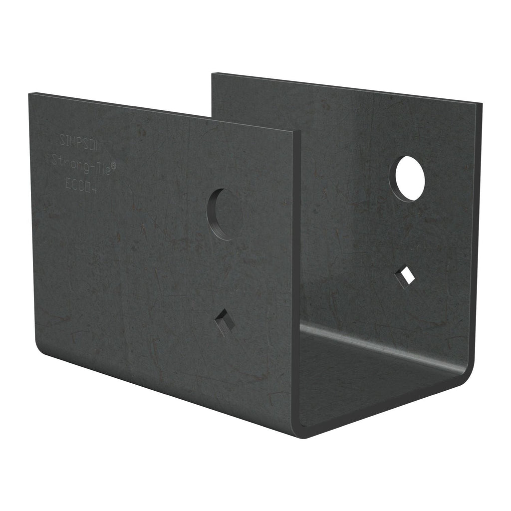 Simpson Strong-Tie ECCO4 ECCO End Column Cap, No Legs, for 4x Beam, 4-in. Height