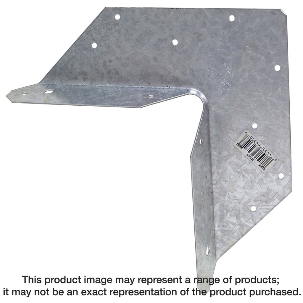 Simpson Strong-Tie RTA4 RTA 18-Gauge Galvanized Rigid Tie Angle for 4x Joist/Post