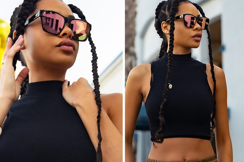 Heat Wave Marylin BLACK Sunglasses