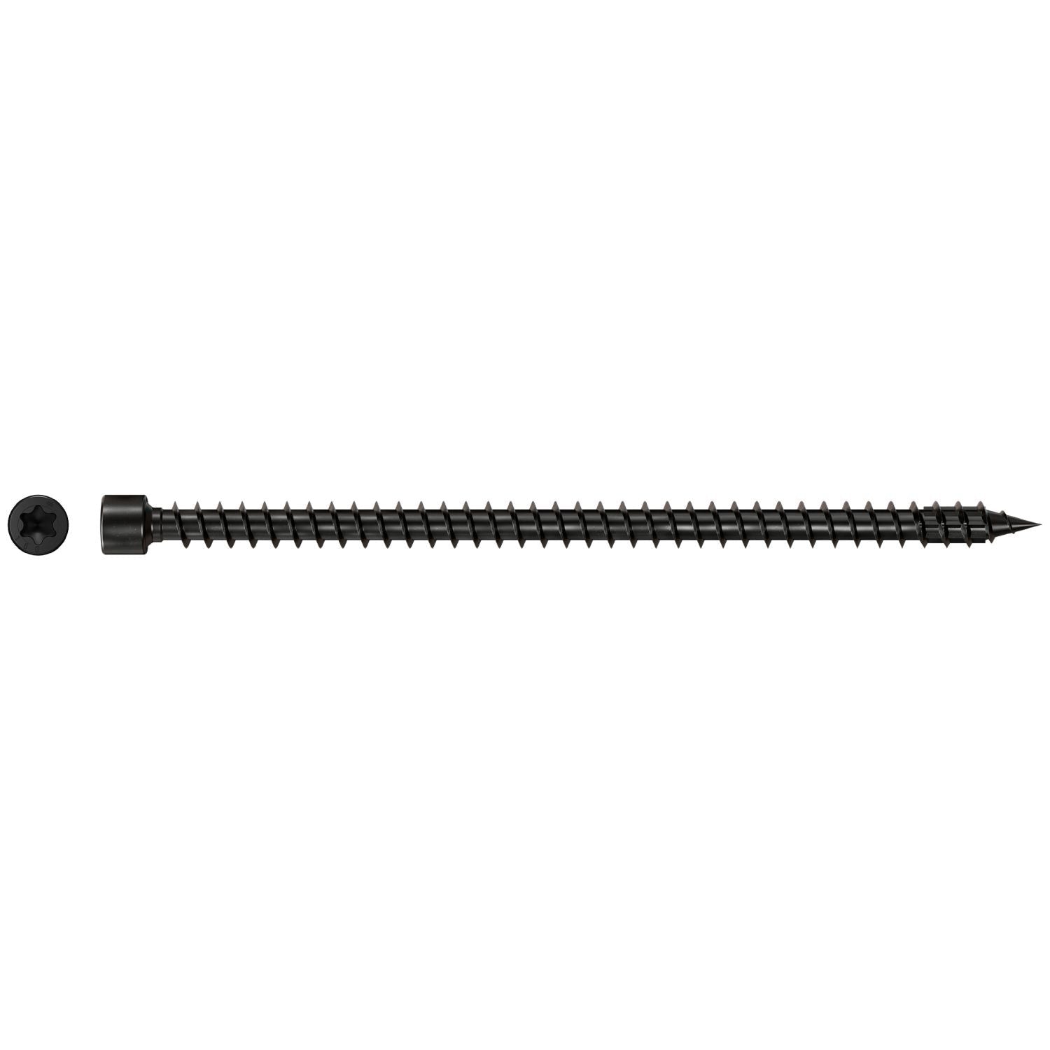 Simpson Strong-Tie SDCFC8X160 Strong-Drive SDCFC TIMBER-CFC Screw, 0.315-in. x 6-1/4-in. T40, E-Coat, 250-Pack