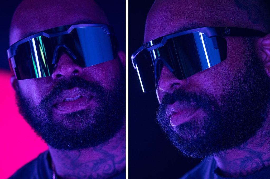 Heat Wave Future Tech Silver Z87+ Sunglasses