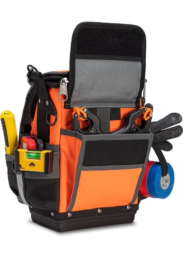 Veto Pro Pac TP-LC HI-VIZ ORANGE Compact Zippered Technician's Tool Pouch