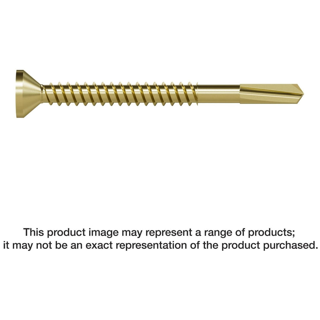 Simpson Strong-Tie PPHD3S1016 Strong-Drive PPHD SHEATHING-TO-CFS Screw (Collated), #10 x 3-in. T25, Yellow Zinc, 1000-Pack