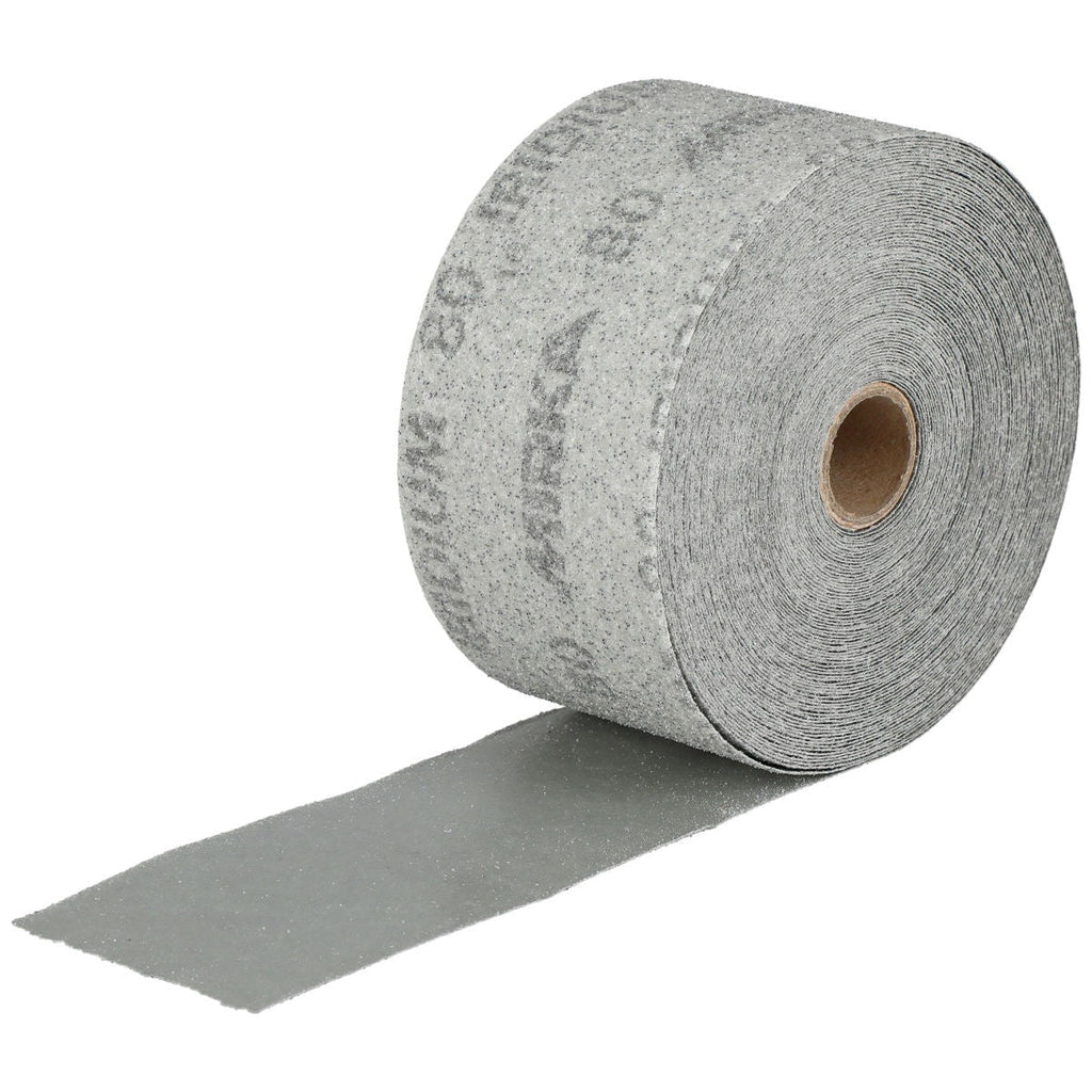 Mirka Iridium 2.75-in. x 60-ft. 80 Grit PSA Sanding Roll for Universal Sanding (24-574-080)